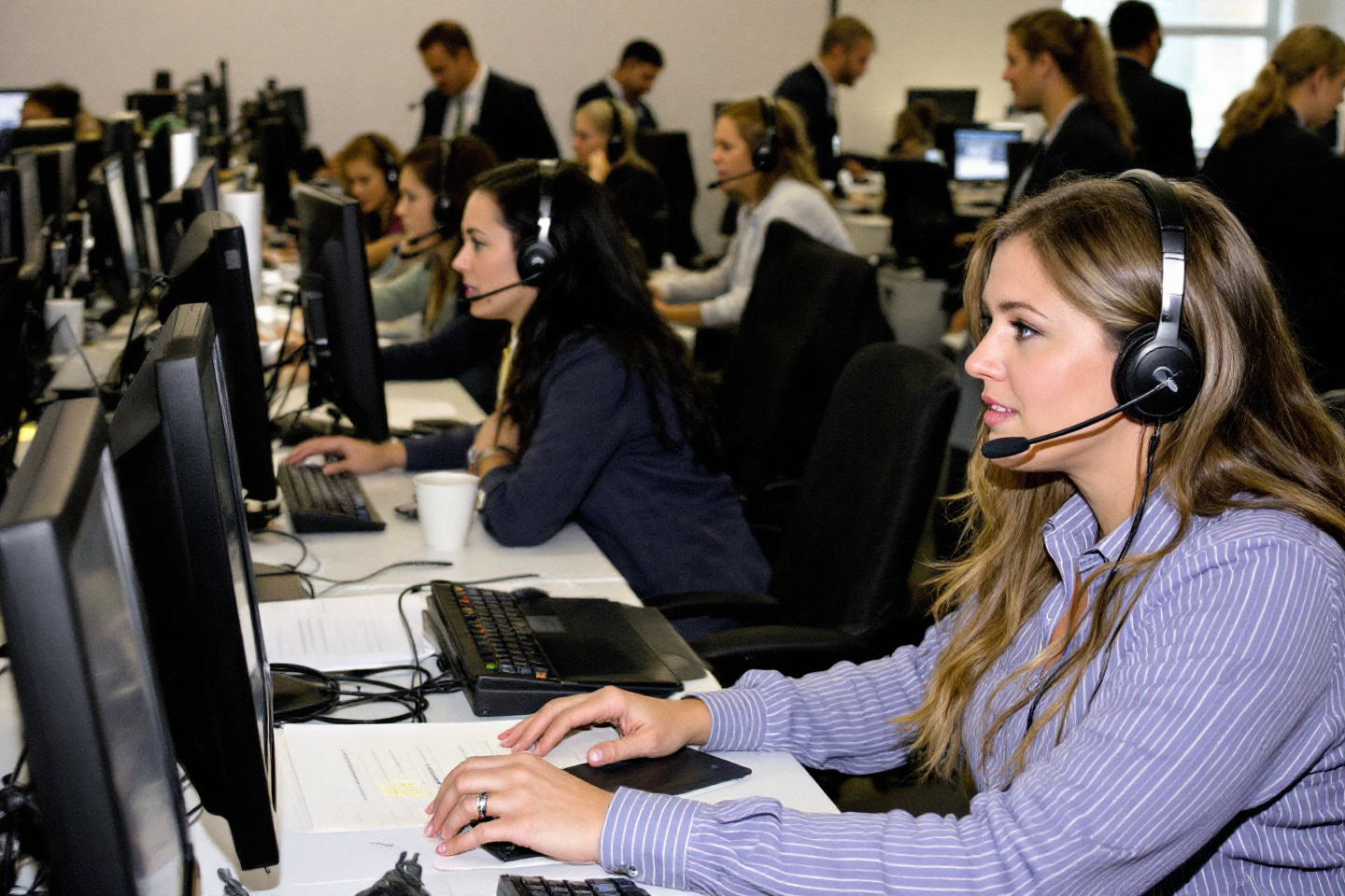 Équipe de permanence téléphonique pour avocats